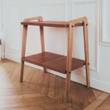 Renovated vintage Scandinavian style modernist shelf, 1960s.