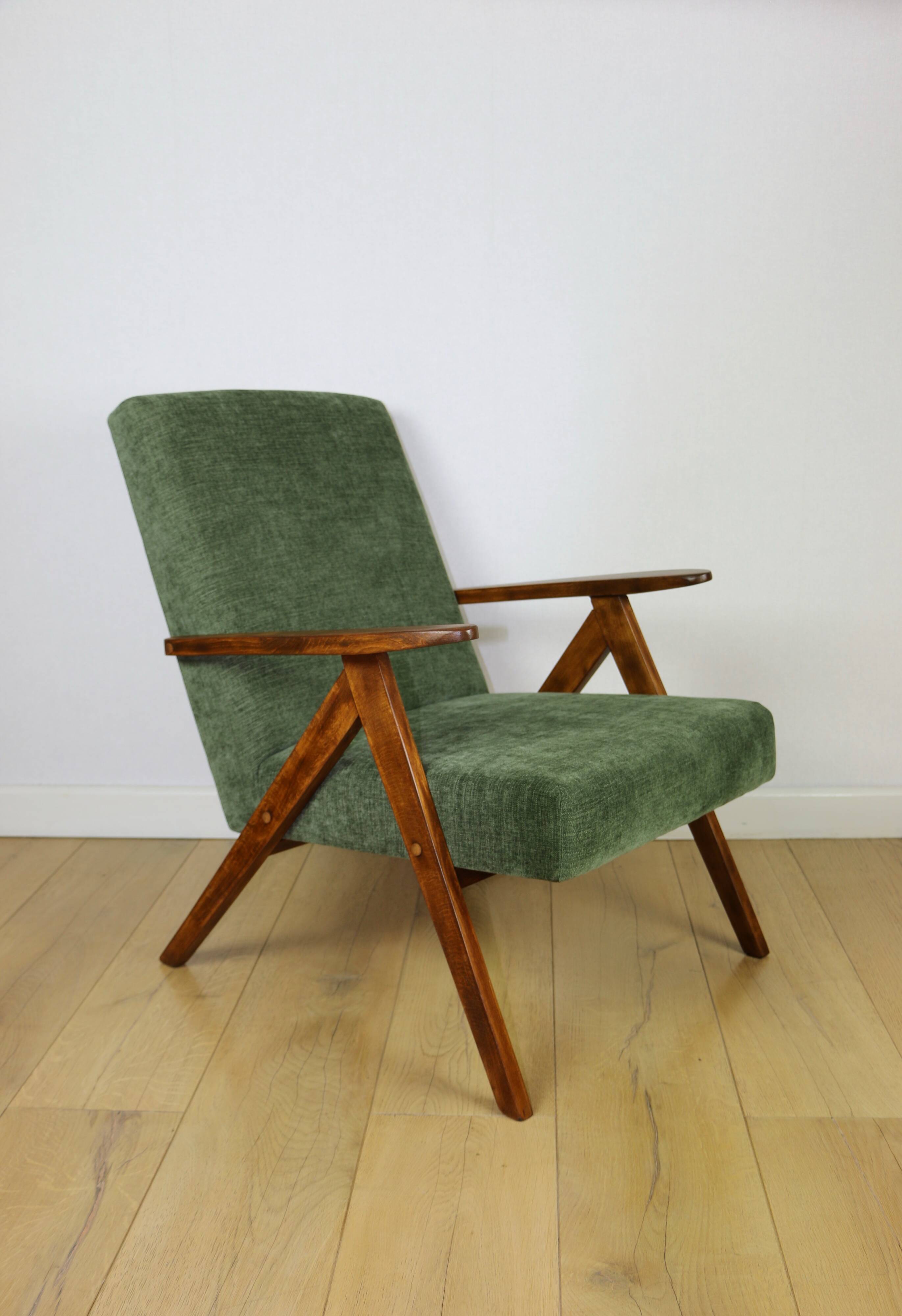 B-310 VAR armchair olive green structural - 2 pieces available