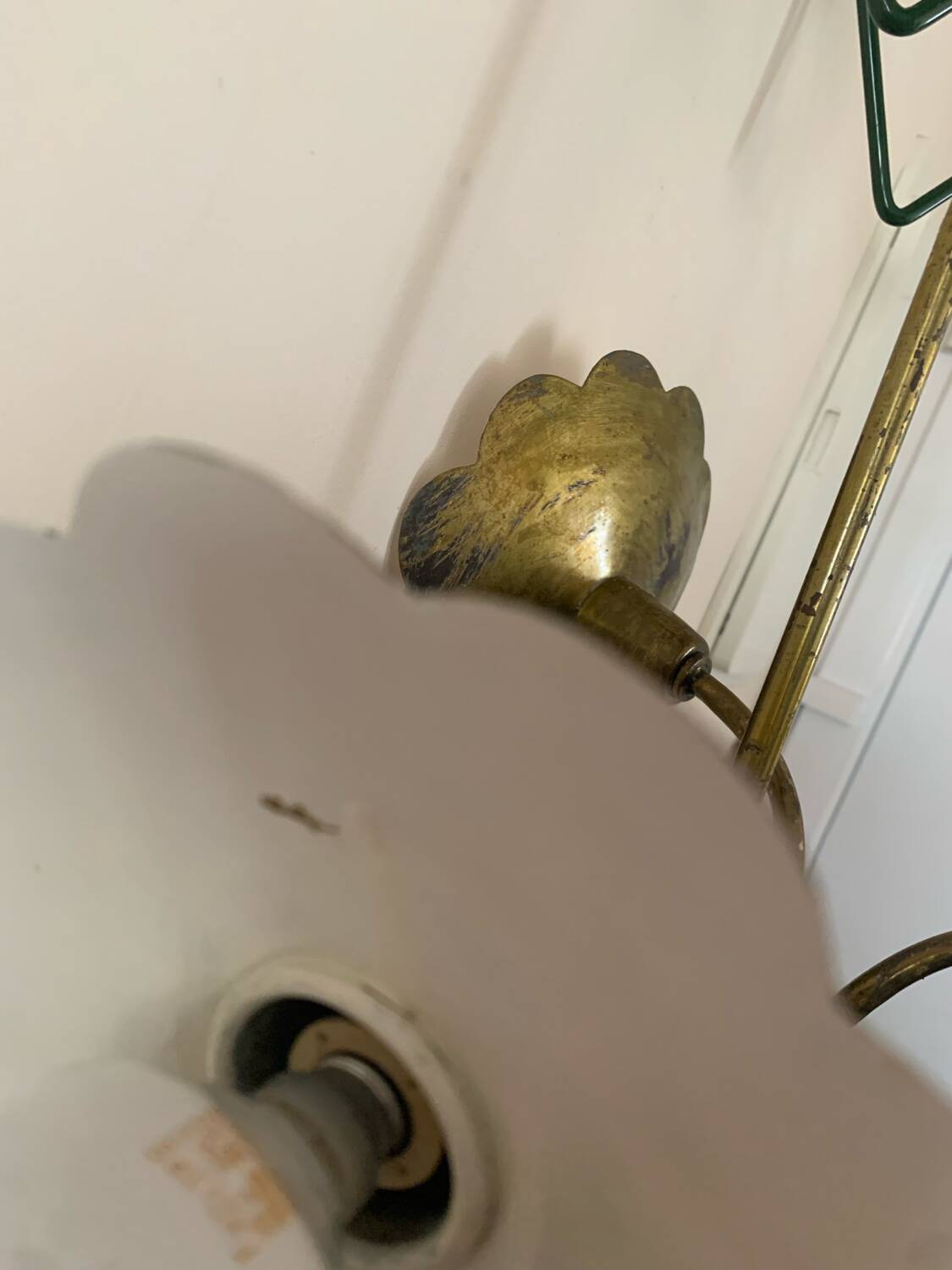 Vintage Art Nouveau pendant light