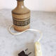 Vintage sandstone lamp, 1970