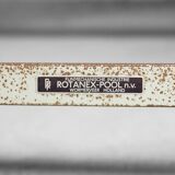 Dutch industrial drawing or architect's table witch lamp from rotanex-pool, 1950s