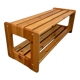 Scandinavian bench in solid pine 70s-80s
