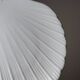 3 vintage flat plates with scallop shells, fine porcelain from Limoges.