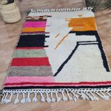 Handmade wool Berber rug 150 X 100 CM