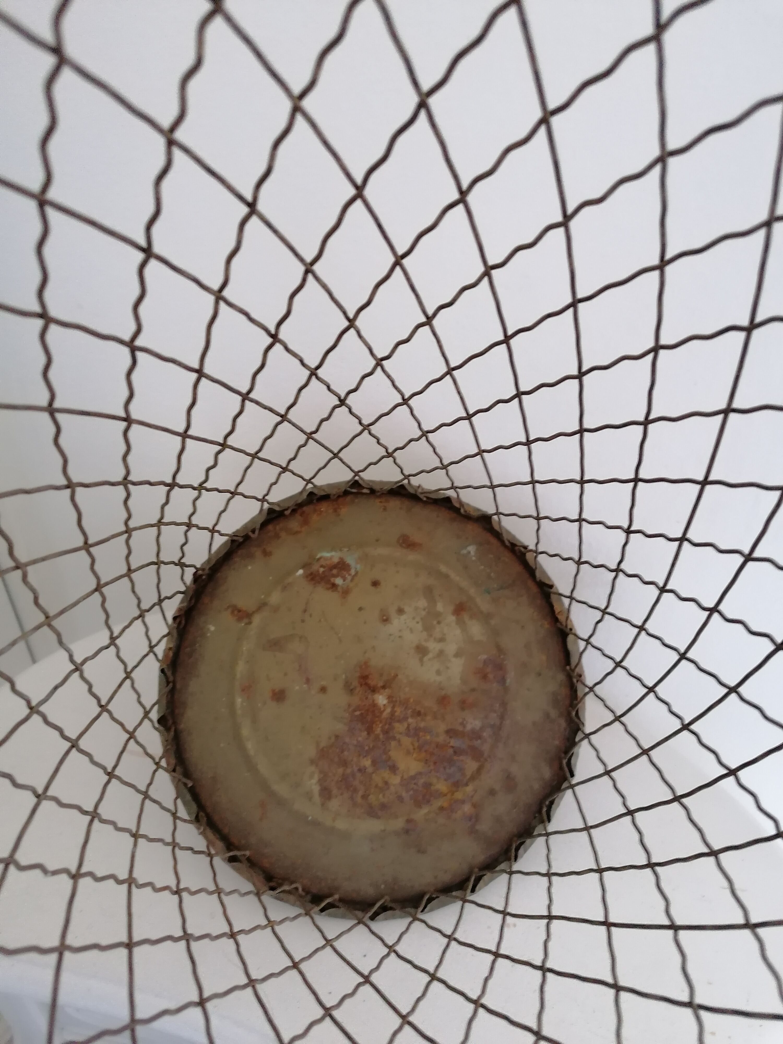 Brass wastepaper basket "Cricket"