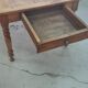 Table de ferme bois pied tourné