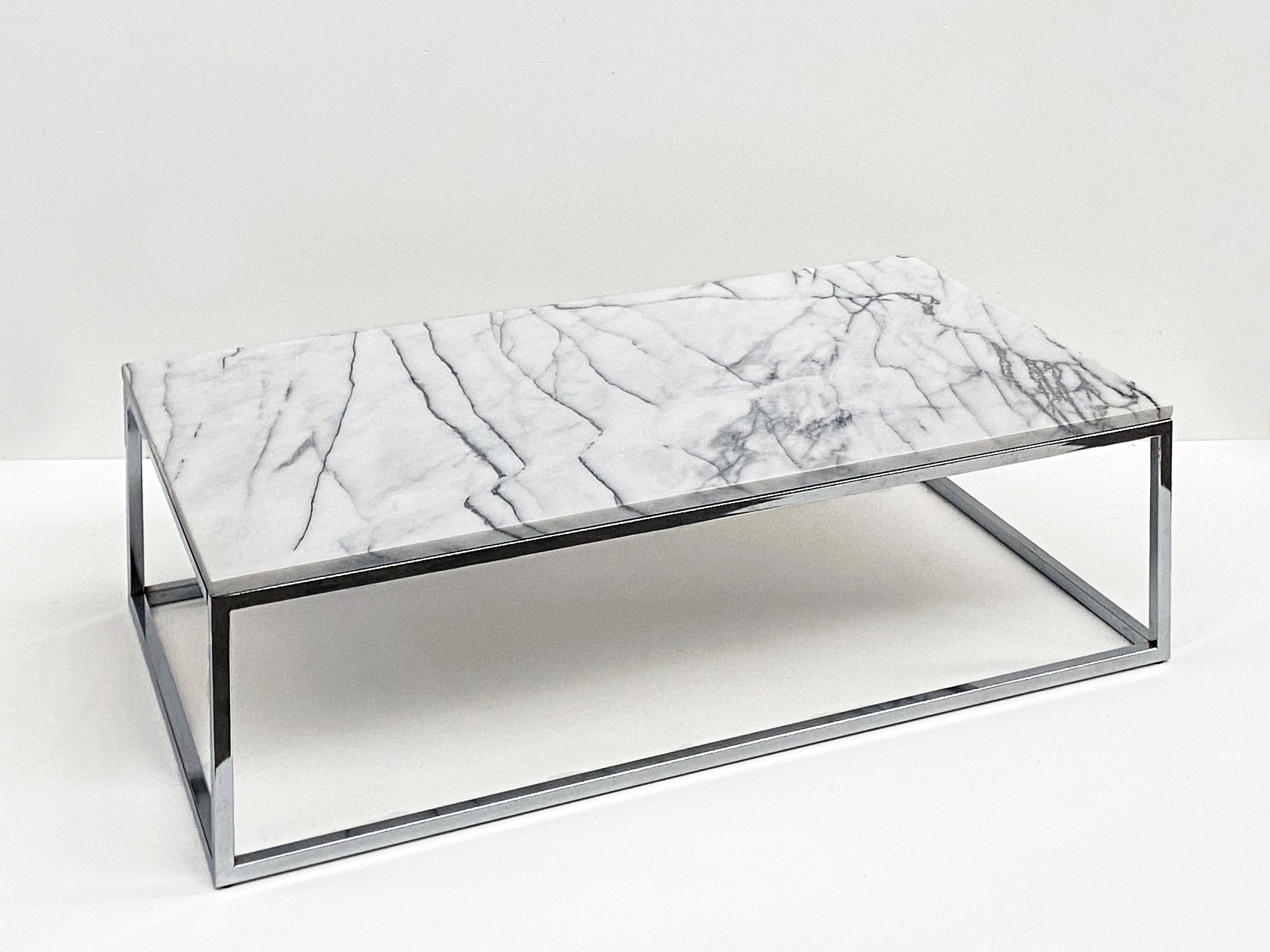 Marble coffee table