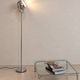 Chrome "projector" floor lamp