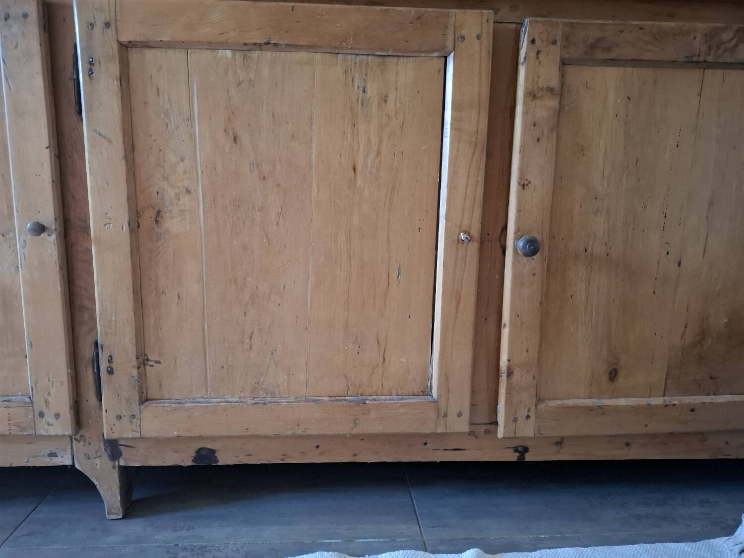 Large solid wood sideboard