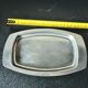 Retro Minimalist Silver Metal Butter Dish 20 cm