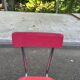 Vintage red Formica & chrome chair — 50s/60s Pop Chic style