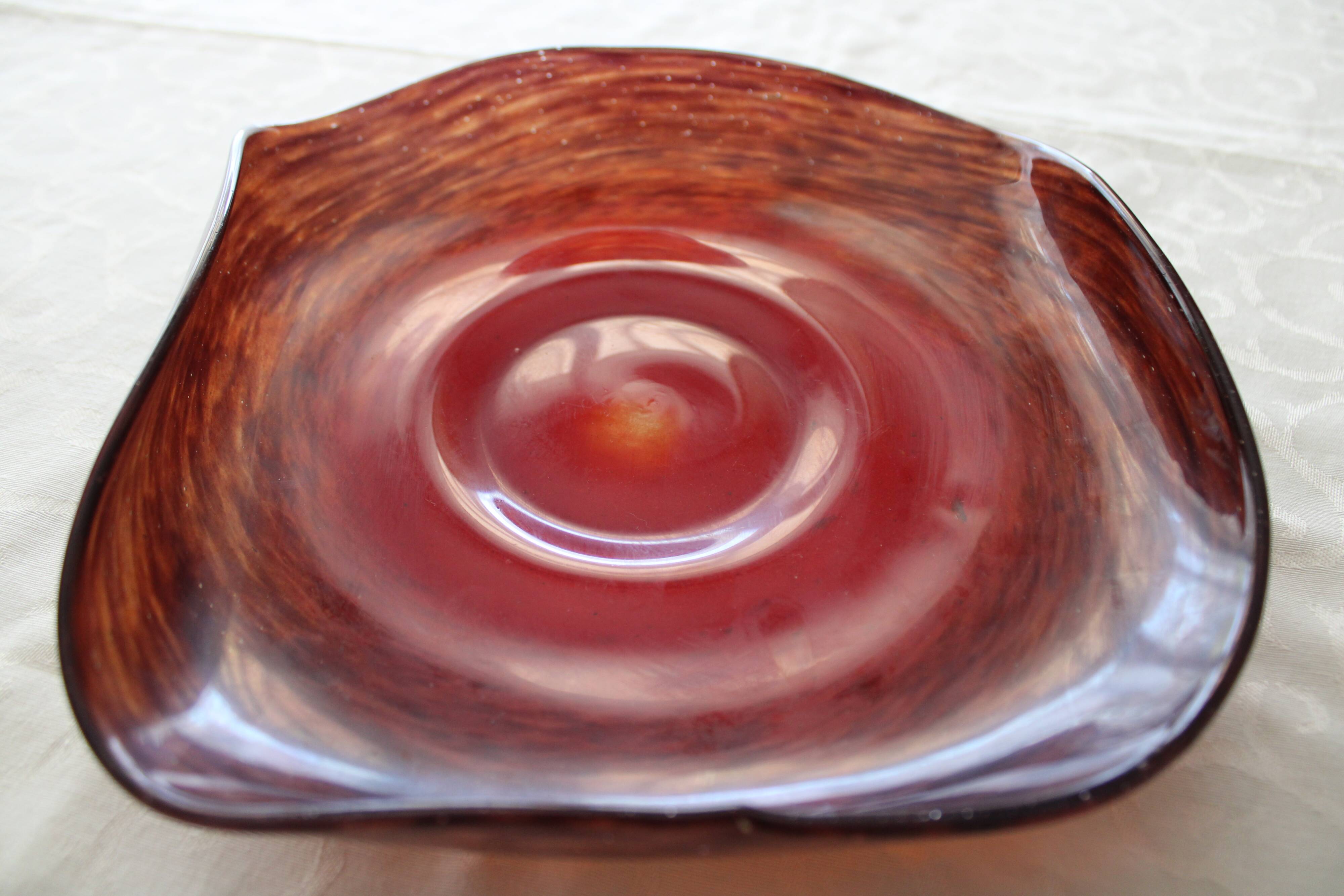 Fruit plate signed Schneider