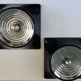 Pair of ceiling lights model 1369 by Studio Nizzoli Associati for Stilnovo