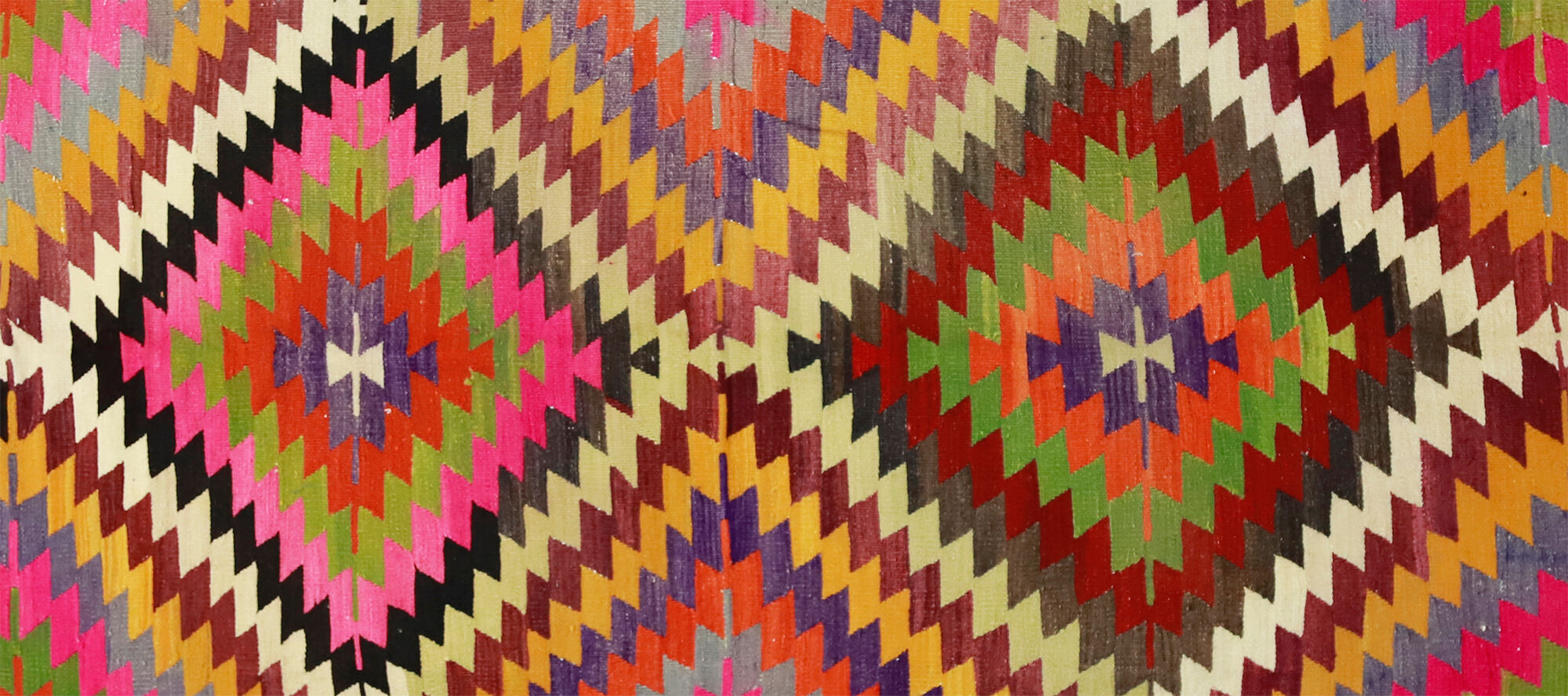 Anatolian handmade kilim rug 264 cm x 172 cm