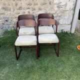 4 BAUMANN sled chairs