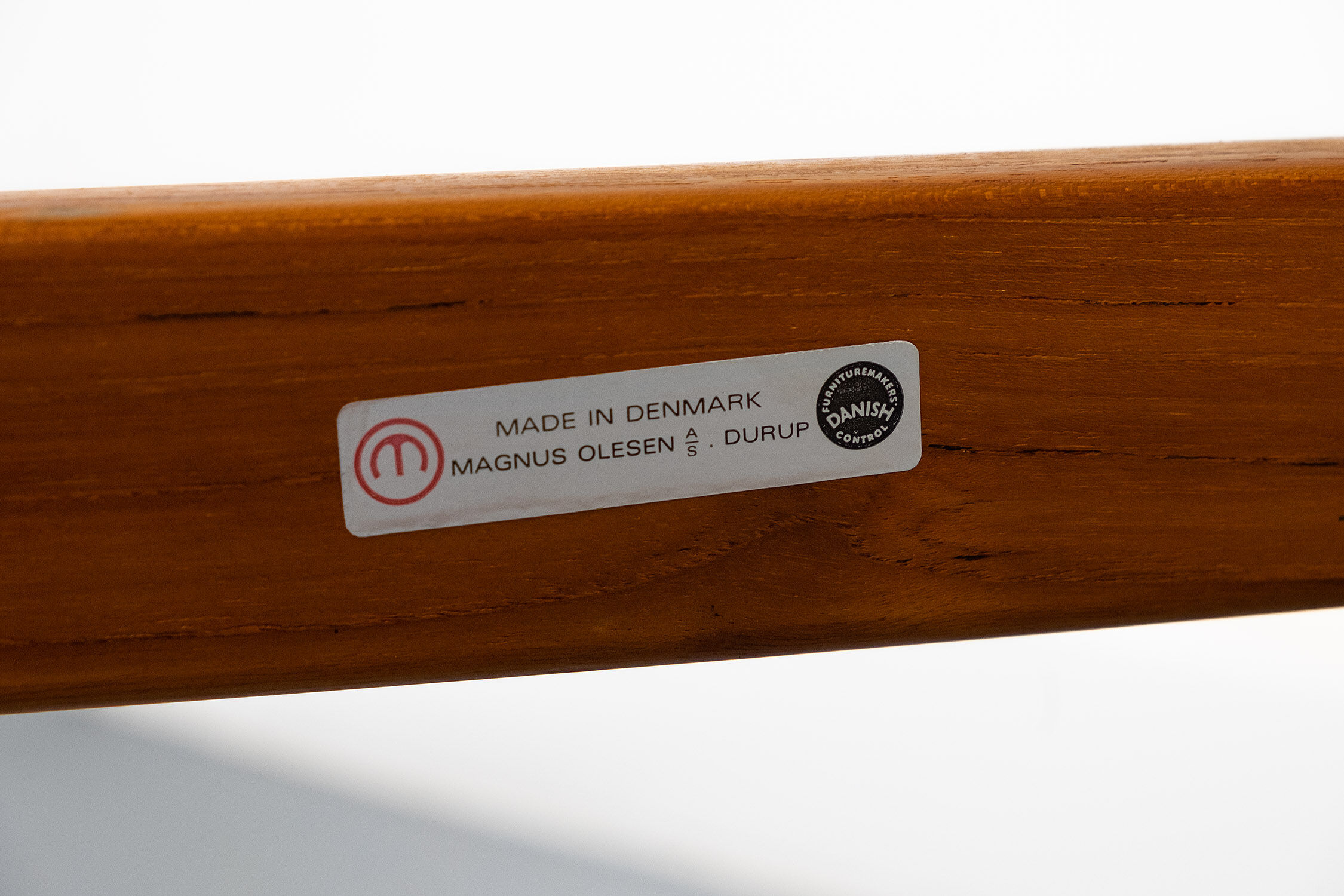 Solid teak coffee table by Kai Kristiansen for Magnus Olesen, 1960s