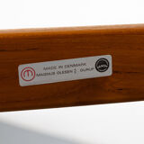 Solid teak coffee table by Kai Kristiansen for Magnus Olesen, 1960s