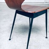 Mid-Century Modern Plywood Side Chairs attributed to Carlo Ratti for Legni Curvati, Italy, 1950s, Set of 3