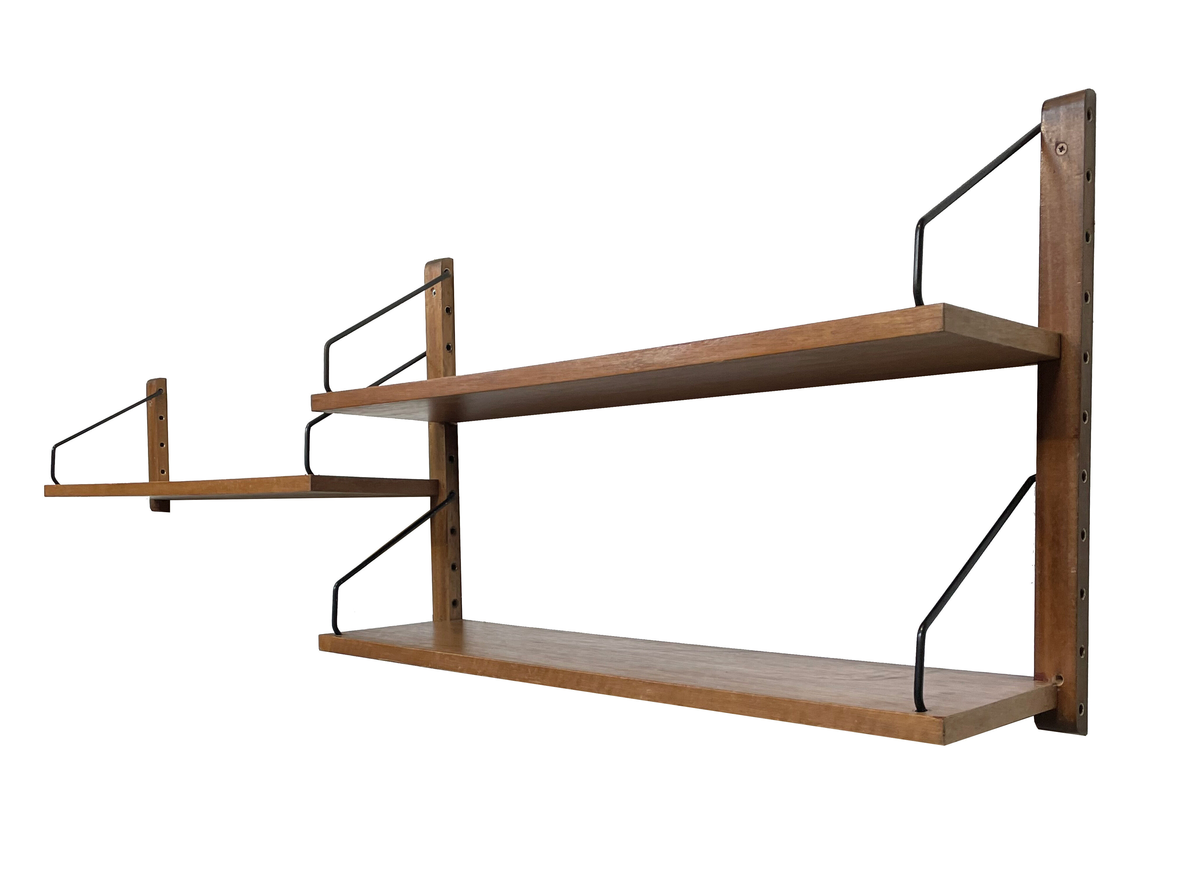 Vintage wall unit Poul Cadovius Danish design compact