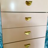 Powder pink bathroom furniture