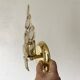 Pair of flower sconces, tassels from the 70s and 80s