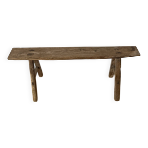 banc rustique wabi sabi