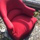 Red toad armchair