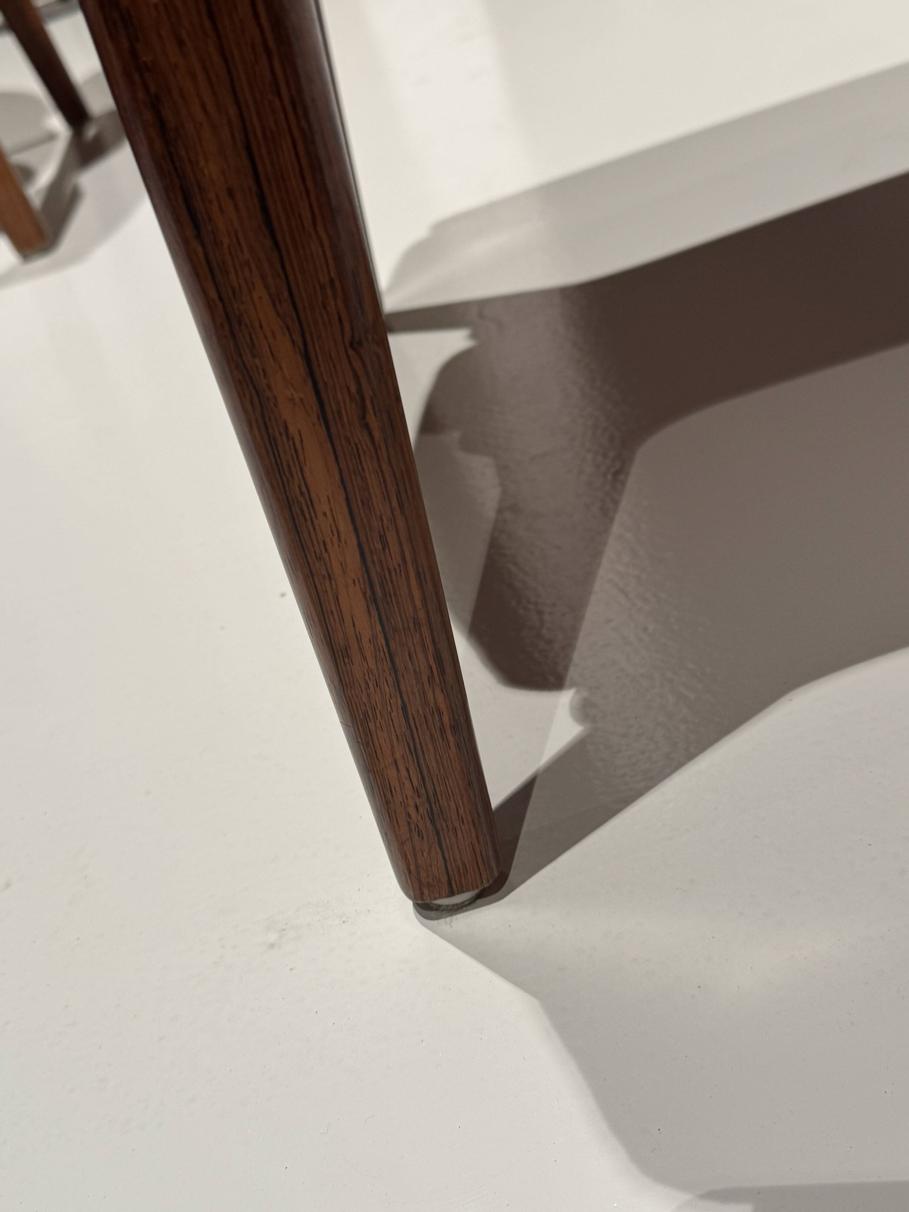 8 dining chairs | rosewood | reupholstered