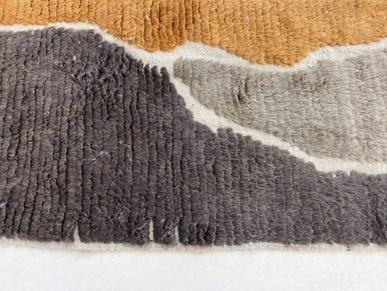 Traditional handmade pure wool rug, size 150 x 250 cm