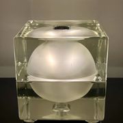 "Cubosfera" Table Lamp By Alessandro Mendini For Fidenza Vetraria, 1968