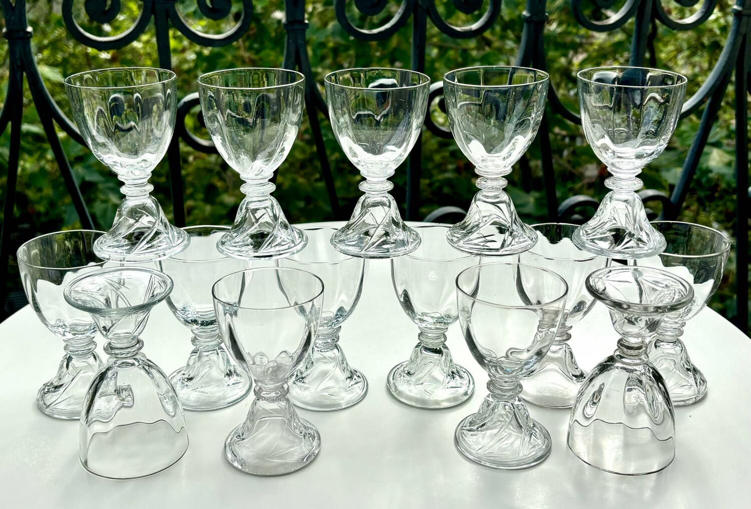Verres Saint Louis Crystal modèle Cluny