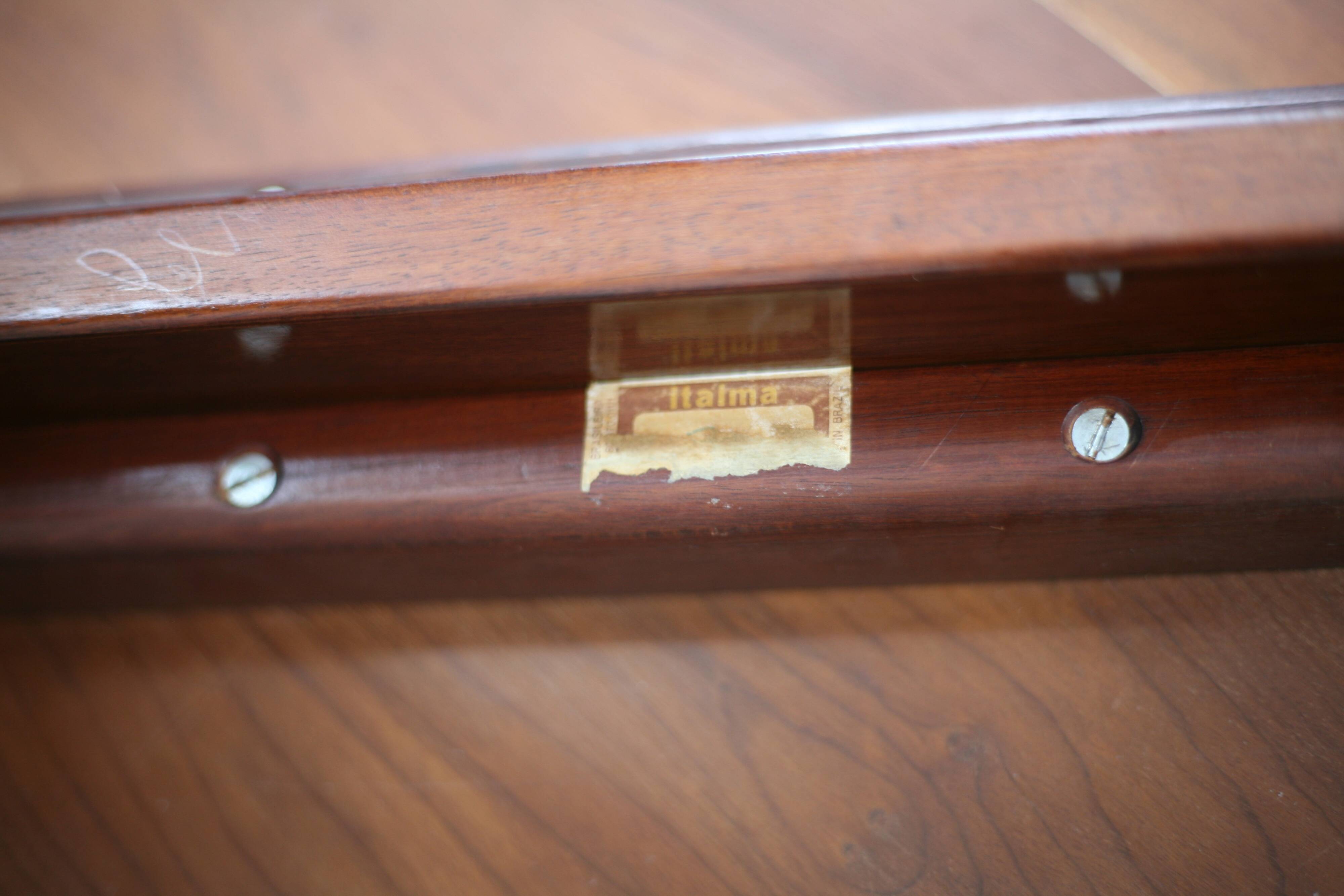 Table by Jean Gillon, published by Italma Wood Art, Brazil, circa 1970