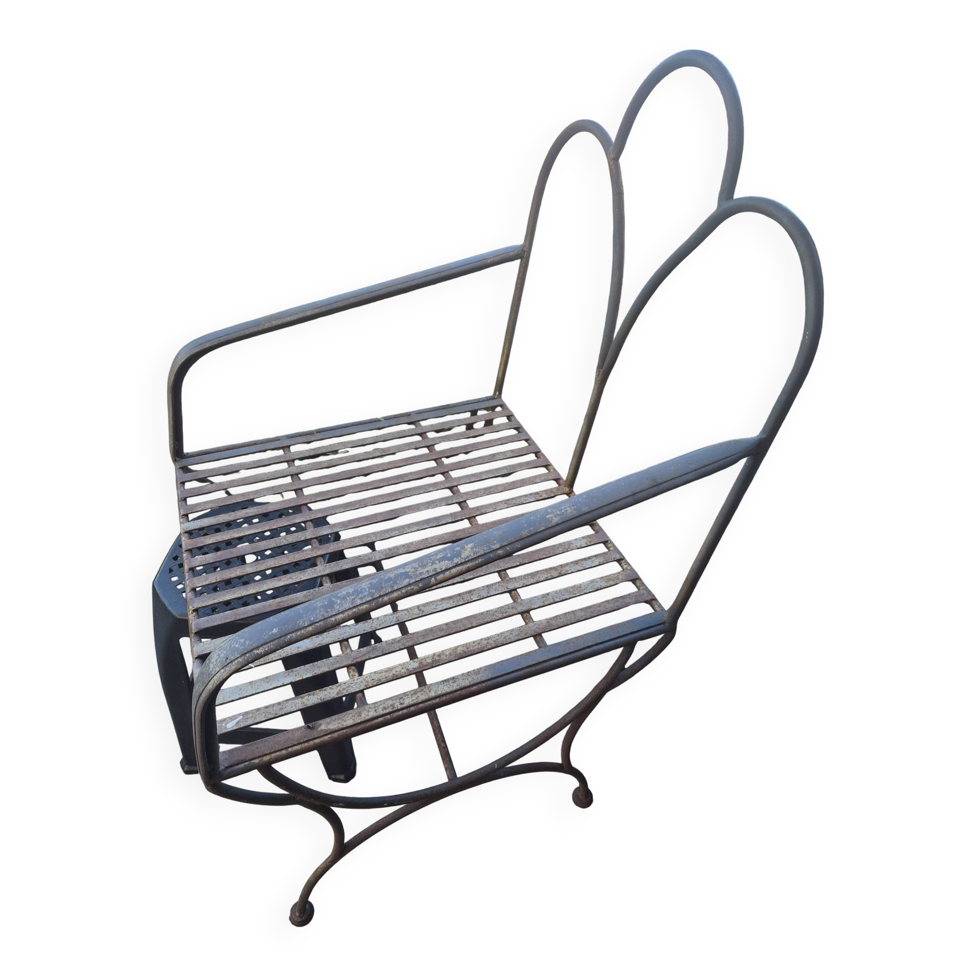 Fauteuil fer forgé
