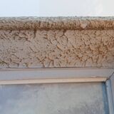 Old painting "Etretat upstream cliff"