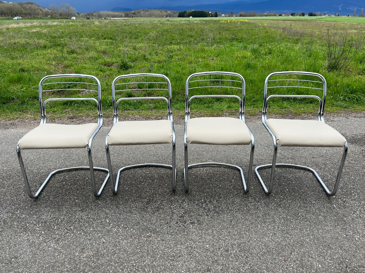 Circa chrome chairs year 1960