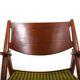 CH-28 Teak and Unika Vaev Easychair by Hans J. Wegner 1960s