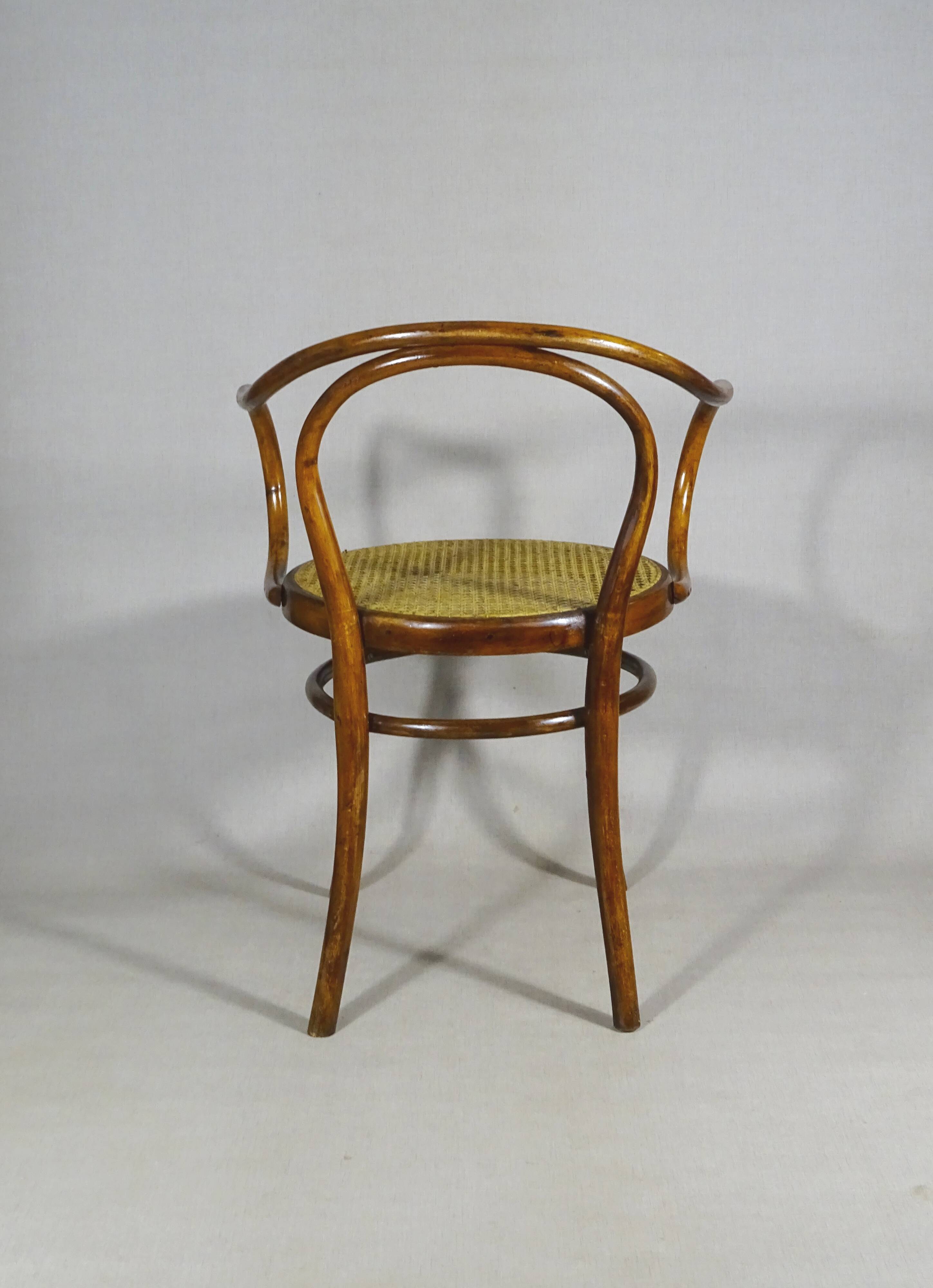 Chair type Le Corbusier, style Thonet Kohn.