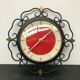 Pendule horloge ancienne Vedette fer forgé avec verre années 70 vintage