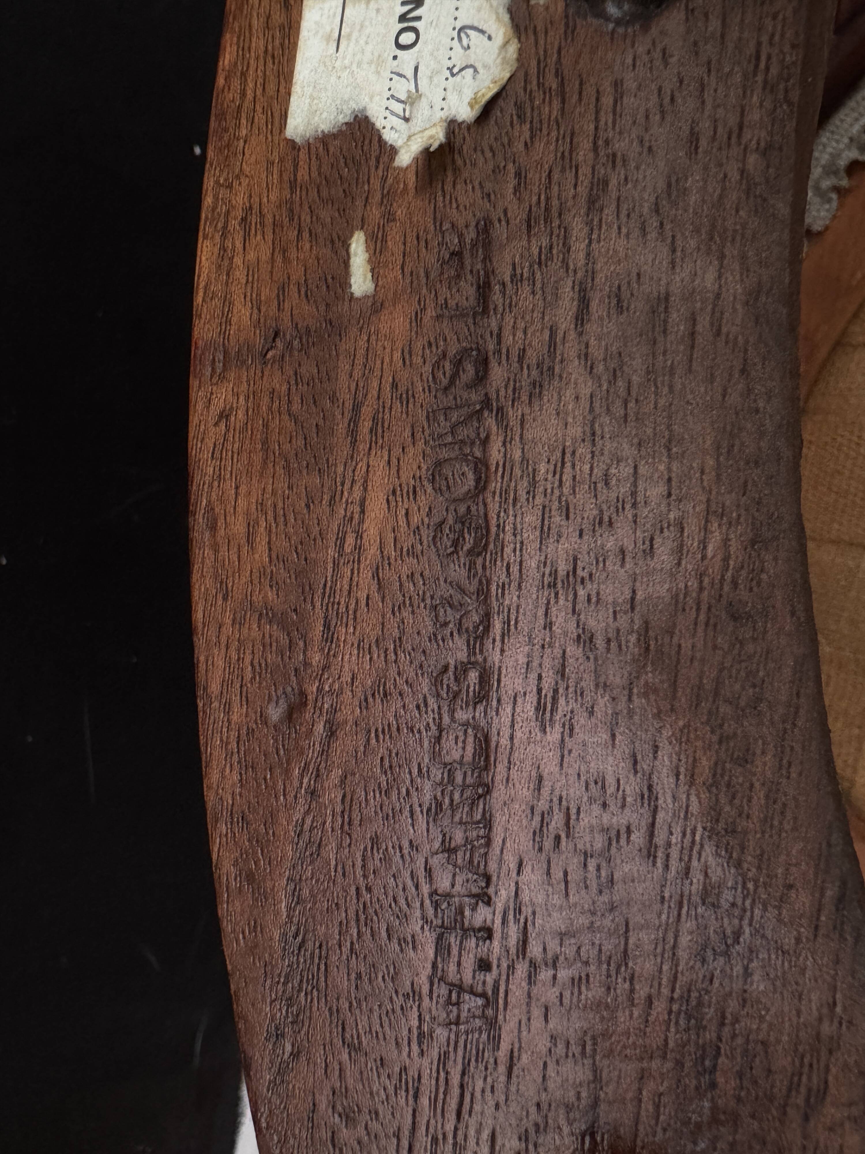 English office chair - Stamped W. Hands & Sons