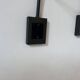 Pair of vintage adjustable wall lights, matte black metal, France 1960s