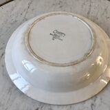 Plat creux Digoin Sarreguemines modèle Castel