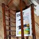Vintage 1960s rattan magazine holder