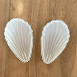 Pair of shell sconces