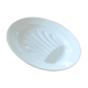 Large white porcelain meat dish from the 19th century