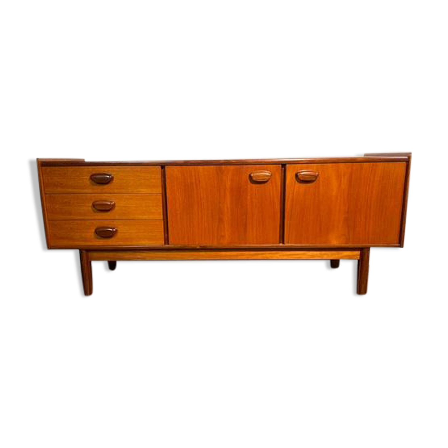 Buffet en teck du milieu du siècle 1960