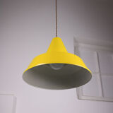 Vintage yellow metal lamp