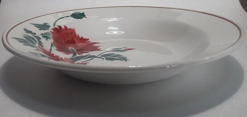 9 hollow plates Luxeuil HBCM flowers and foliage