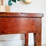 Old wooden coffee table