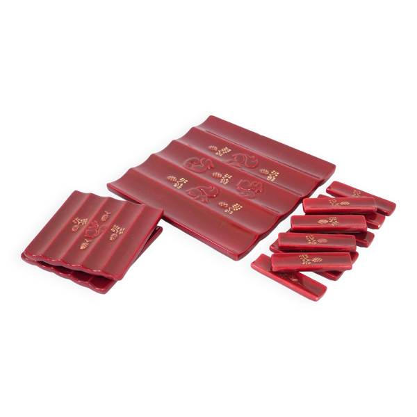 Ensemble de table dessous plat, porte couteaux