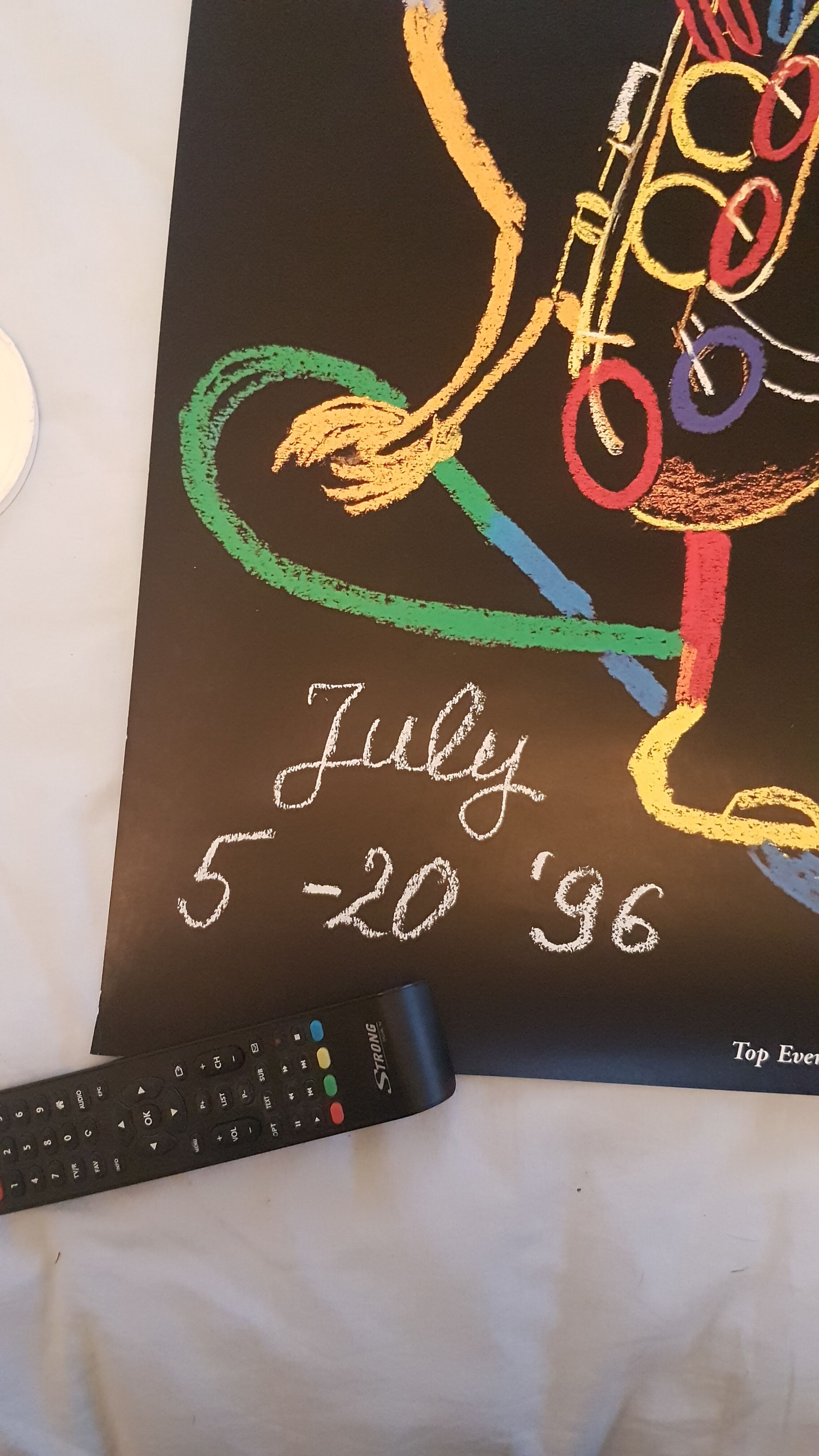 Original poster Rolf Unie- 30 th Montreux Jazz Festival